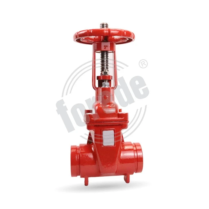 Groove End Rising Stem Ductile Iron Gate Valve