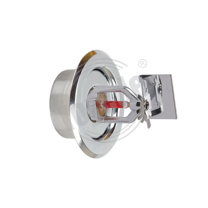 Pendent Sprinkler Head With Escutcheon Plate