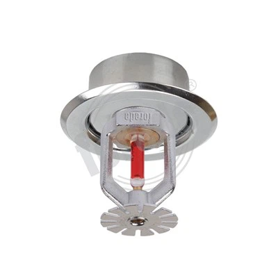 Sprinkler a pendente con piastra in bestiame